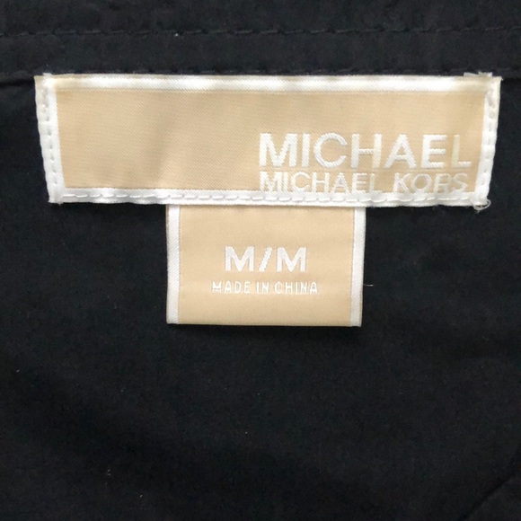 Michael Kors Black Safari Dress - Picture 2 of 4